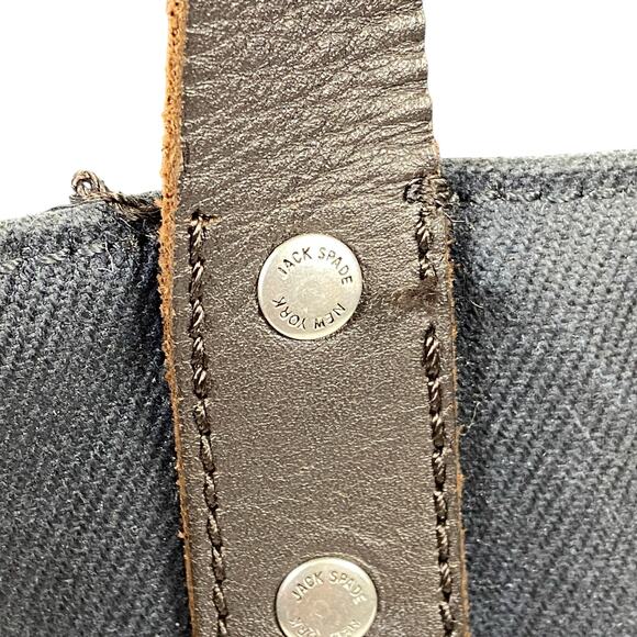 Jack Spade Warren Street New York Waxed Proofed Cotton Fabric Tote Bag - Picture 8 of 14